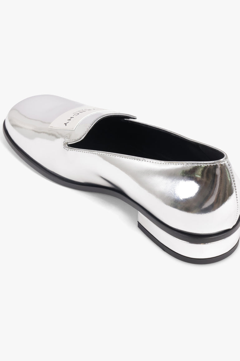 GIVENCHY SHOES Slip On Patent Tux Loafer | Silvery Grey