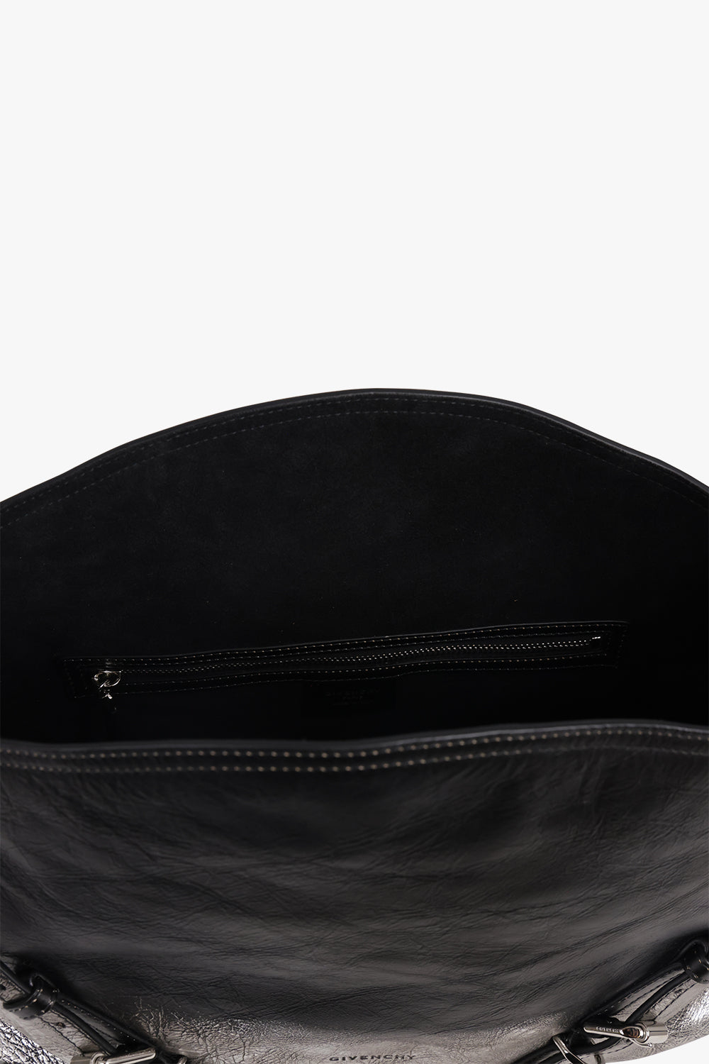 GIVENCHY BAGS SILVER / Silver/Black Voyou Gradient Medium Bag | Silver/Black