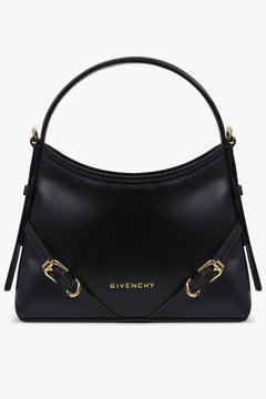 GIVENCHY BAGS BLACK / Black Voyou Shiny Medium Bag | Black