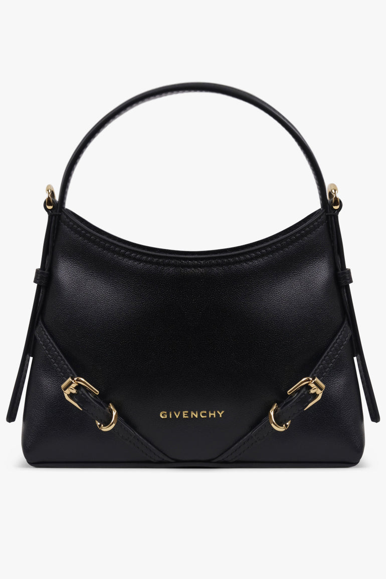 GIVENCHY BAGS BLACK / Black Voyou Shiny Medium Bag | Black