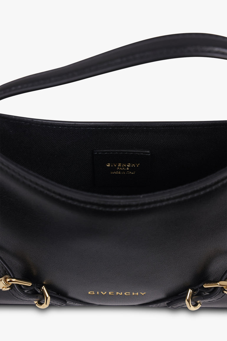 GIVENCHY BAGS BLACK / Black Voyou Shiny Medium Bag | Black
