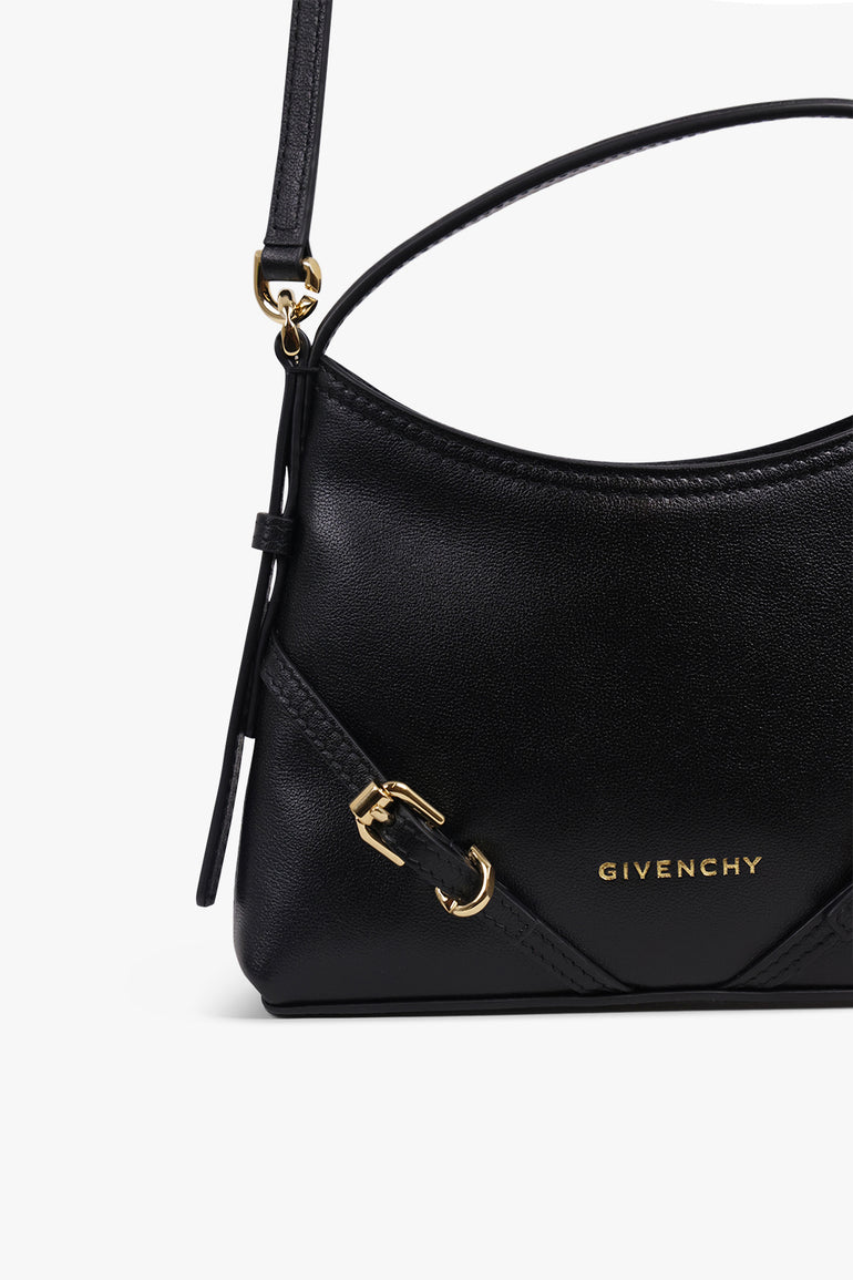 GIVENCHY BAGS BLACK / Black Voyou Shiny Medium Bag | Black