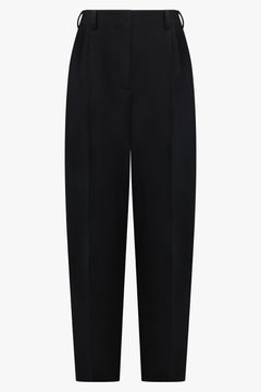 GIVENCHY RTW Double Pleat Wide Leg Pant | Black