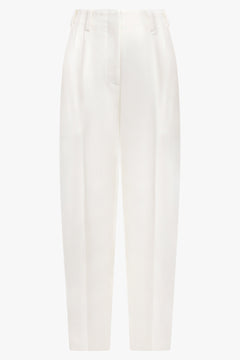 GIVENCHY RTW Double Pleat Wide Leg Pant | Ivory