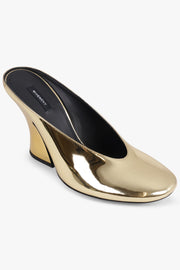 GIVENCHY SHOES Sculpted 95mm Mule Heel | Gold