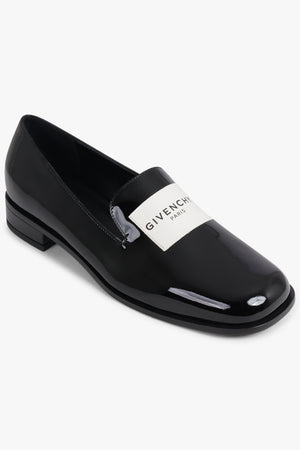 GIVENCHY SHOES Slip On Patent Tux Loafer | Black