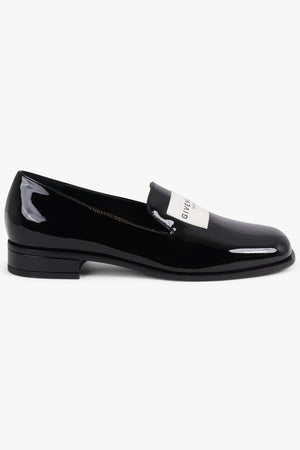 GIVENCHY SHOES Slip On Patent Tux Loafer | Black