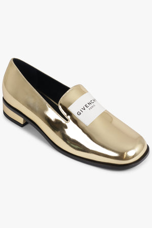 GIVENCHY SHOES Slip On Patent Tux Loafer | Gold