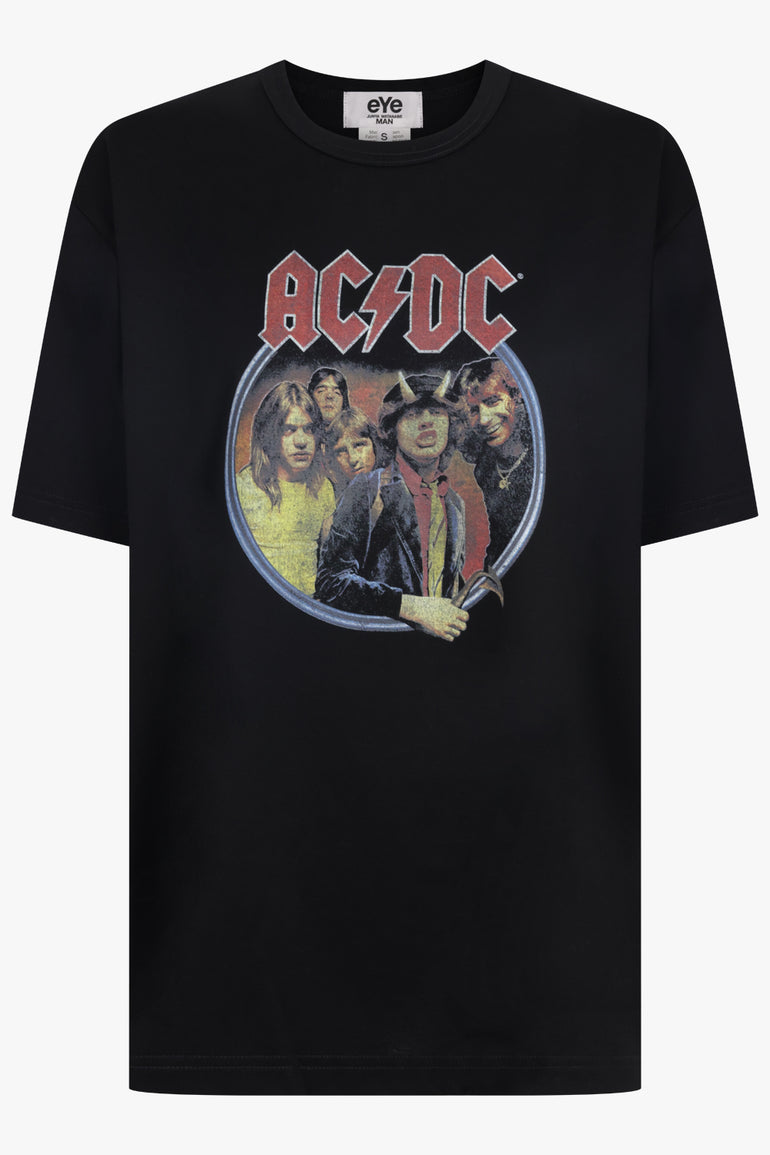 JUNYA WATANABE RTW ACDC Print S/S T-Shirt | Black/Multi