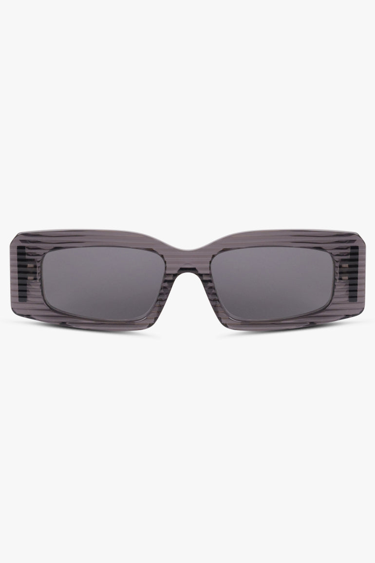ALAIA Accessories Grey / Dark Grey AA0078S Rectangle Sunglasses | Dark Grey