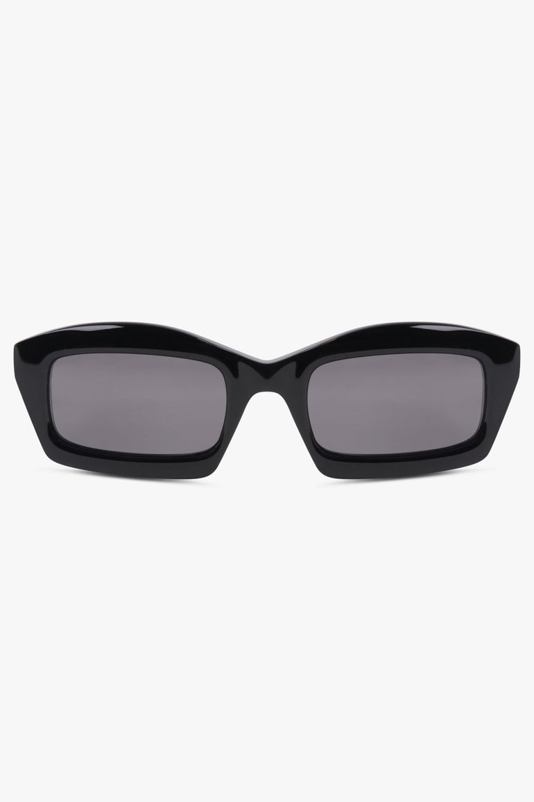 ALAIA Accessories Black / Black AA0089S Geometric Sunglasses | Black