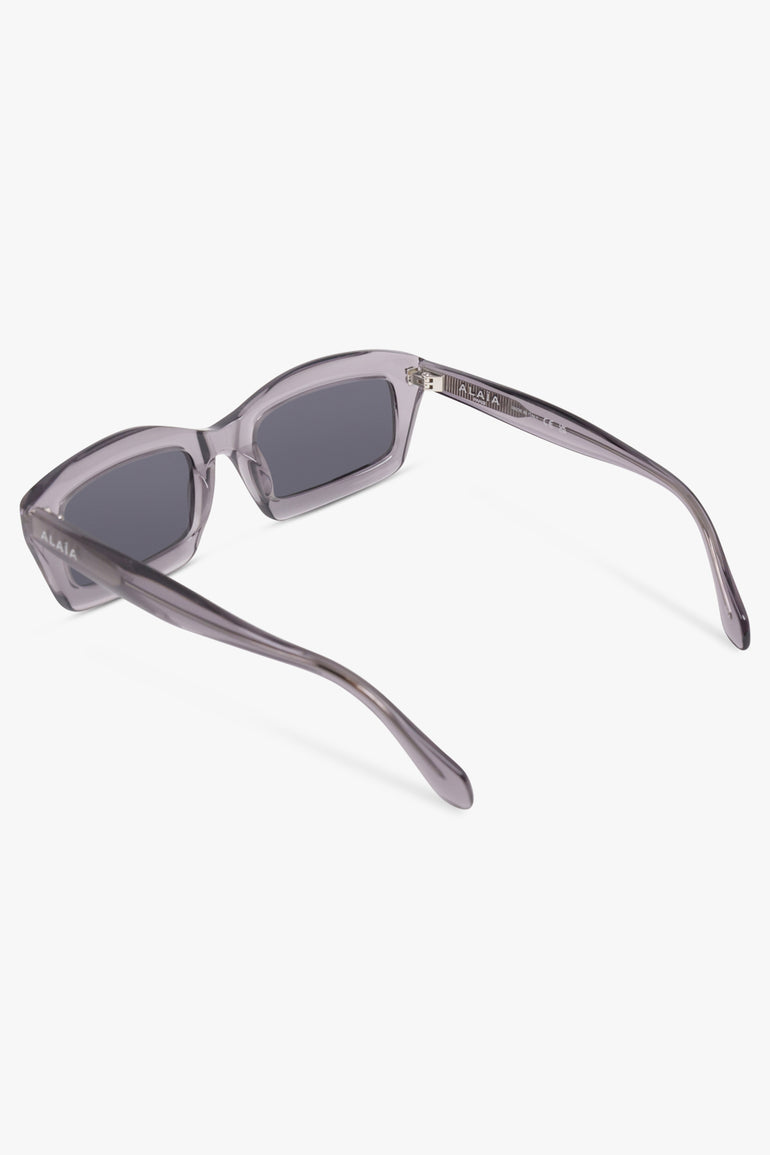ALAIA Accessories Grey / Grey AA0089S Geometric Sunglasses | Grey
