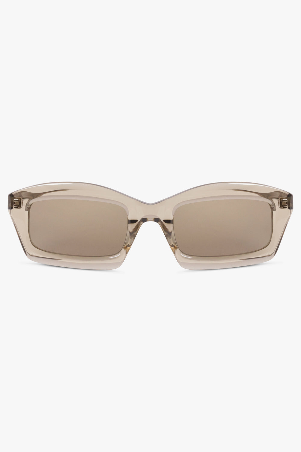 ALAIA Accessories Neutral / Taupe AA0089S Geometric Sunglasses | Taupe