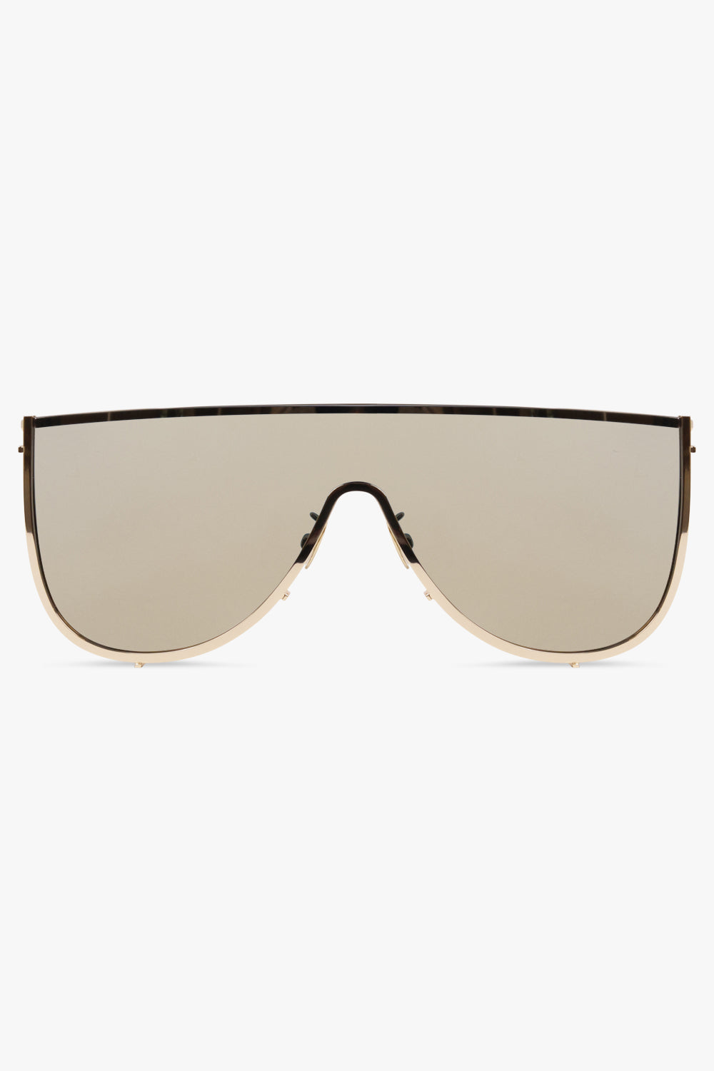 ALAIA SUNGLASSES GOLD / Gold AA0094S Metal Mask Sunglasses | Gold