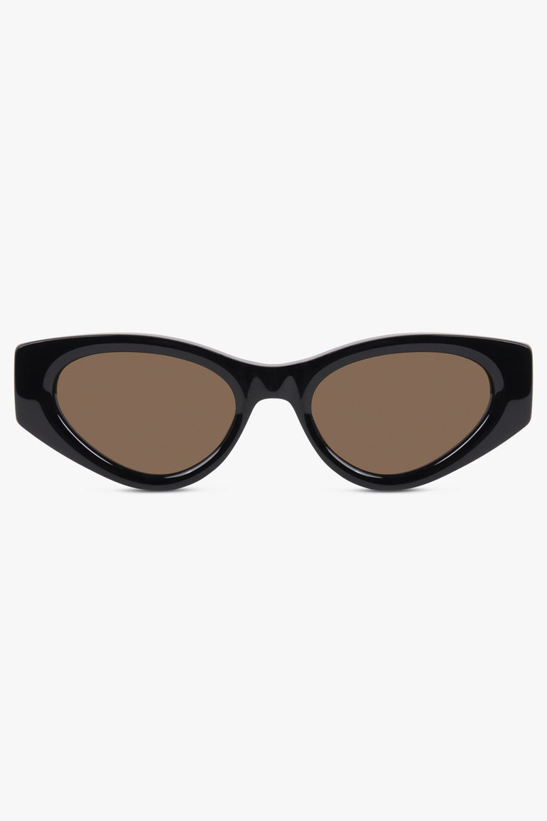 CHLOE Accessories Black / BLACK-BLACK-BROWN CH0259S Cat Eye Sunglasses | Black/Brown