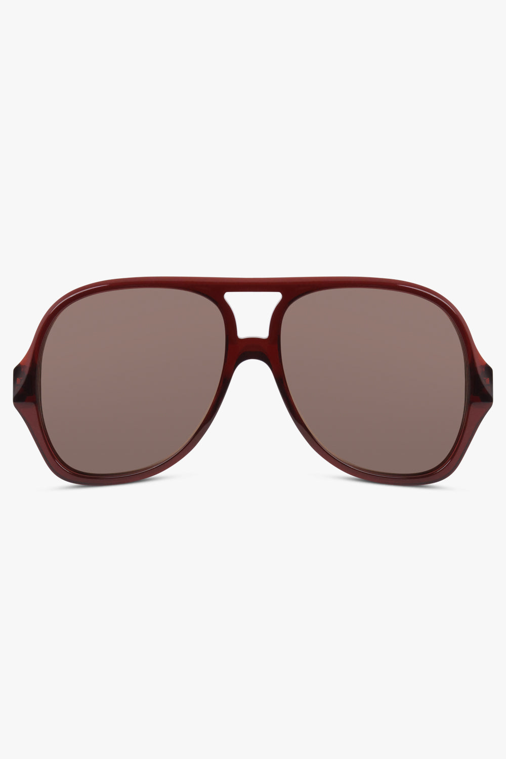 CHLOE Accessories Brown / BROWN-BROWN-BROWN CH0289S Square Aviator Sunglasses | Brown