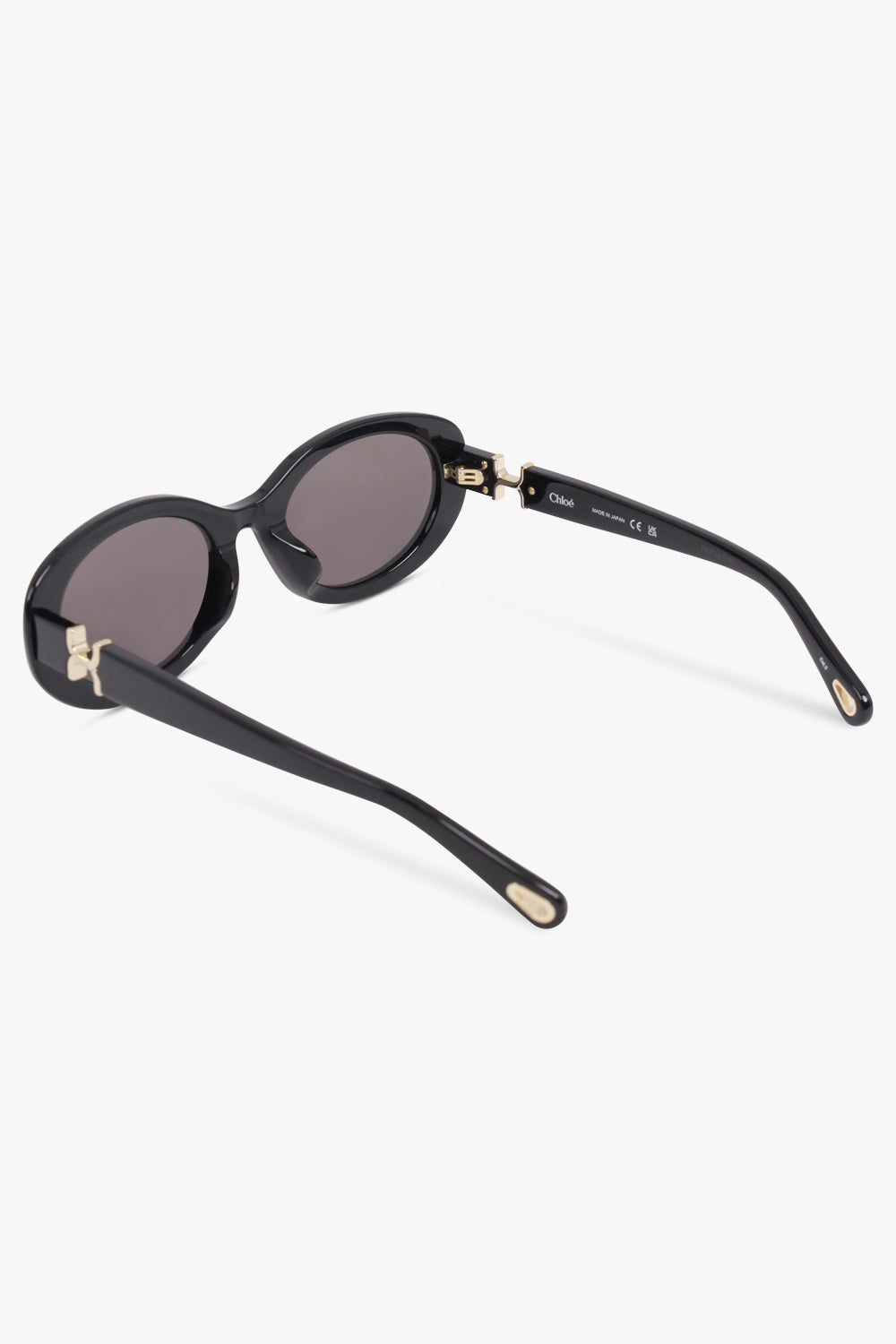 CHLOE Accessories Black / BLACK-BLACK-GREY CH0323SK Oval Sunglasses | Black