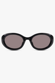 CHLOE Accessories Black / BLACK-BLACK-GREY CH0323SK Oval Sunglasses | Black