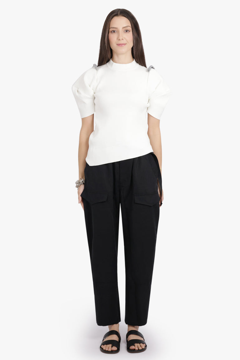 Y-3 RTW Loose Fit Cargo Style Pant | Black