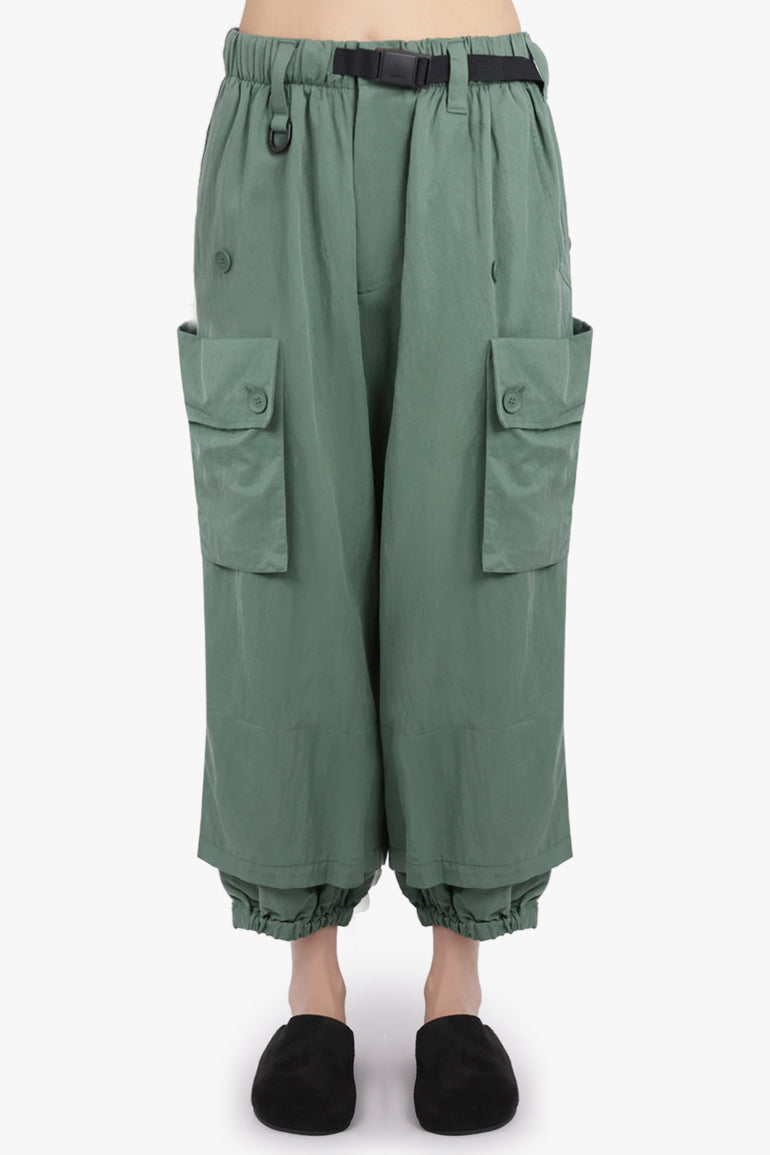 Y-3 RTW Loose Fit Cuffed Cargo Pant With Oversized Pockets | Green