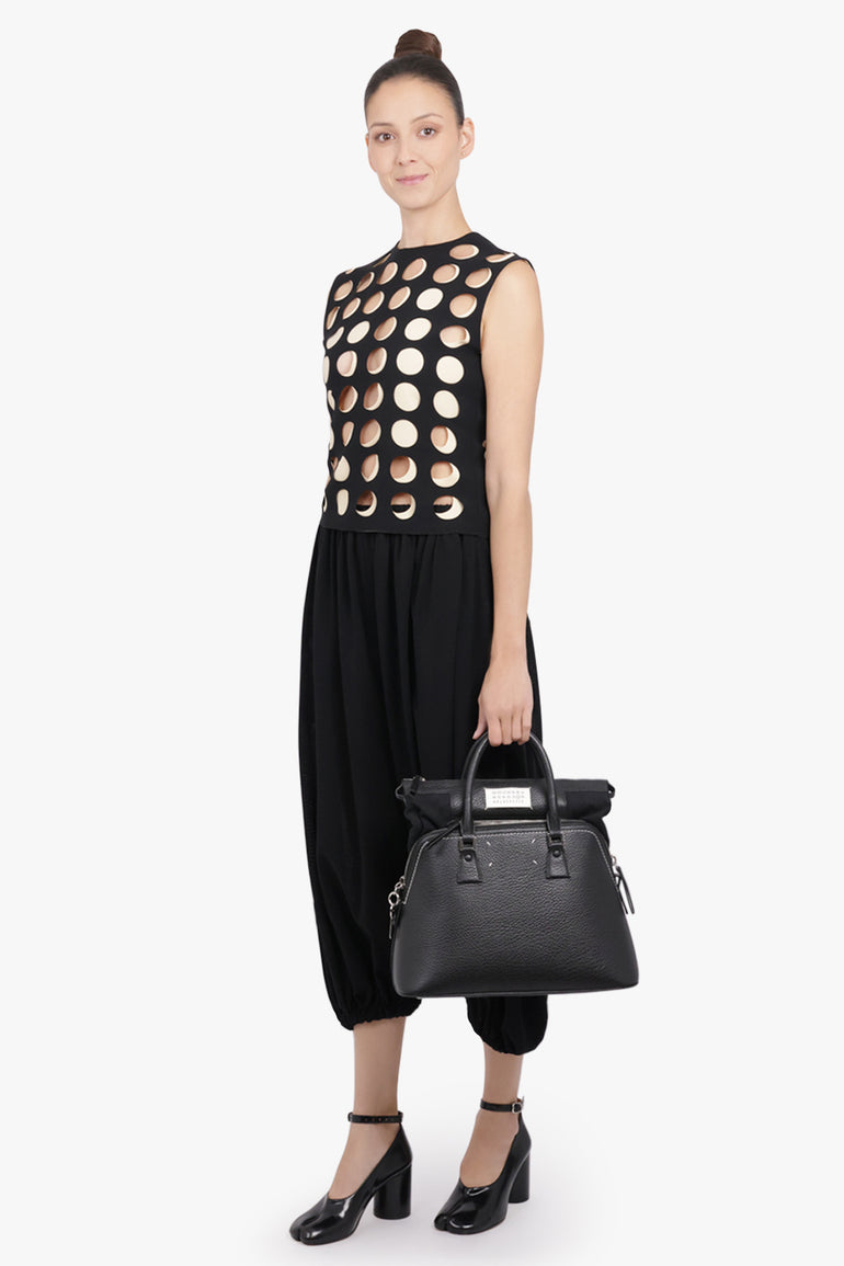 MAISON MARGIELA BAGS BLACK 5AC MEDIUM BAG | BLACK