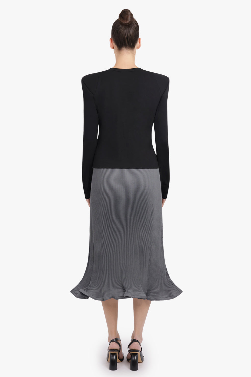 MELITTA BAUMEISTER RTW Foamy Shoulder Cardigan Jacket | Black