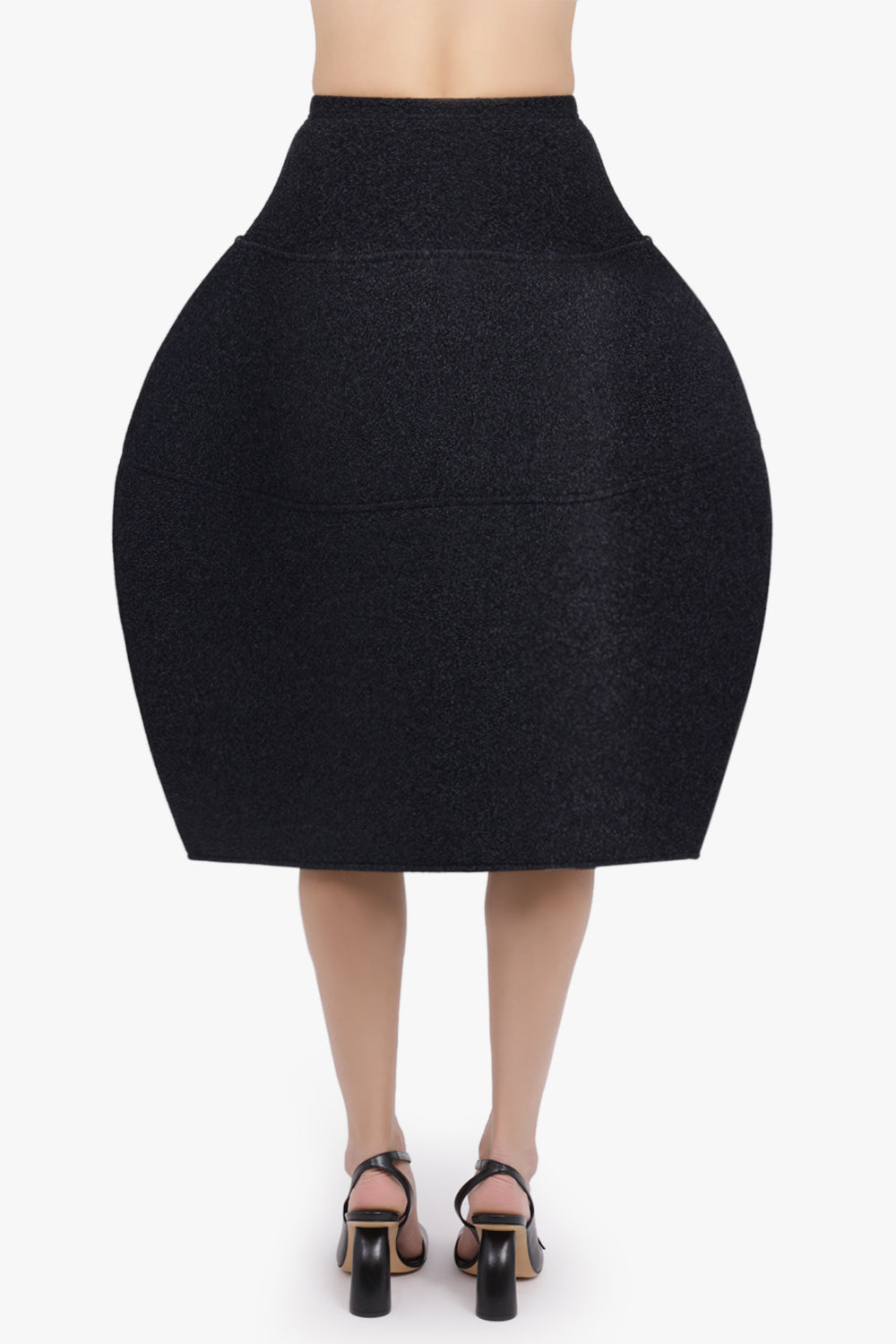 MELITTA BAUMEISTER RTW Glitter Foamy Ball Midi Skirt | Black