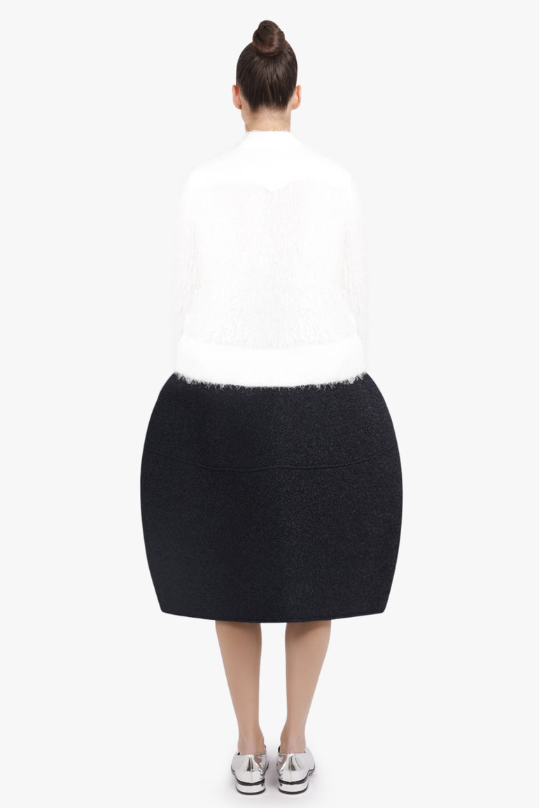 MELITTA BAUMEISTER RTW Hairy L/S Foam Hem Shirt | White