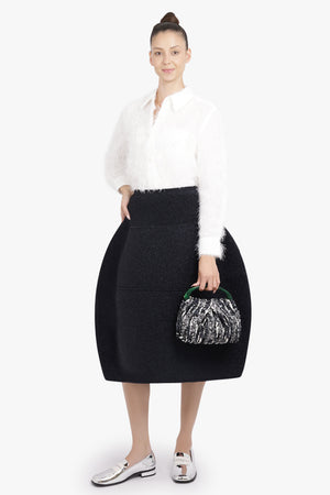 MELITTA BAUMEISTER RTW Hairy L/S Foam Hem Shirt | White