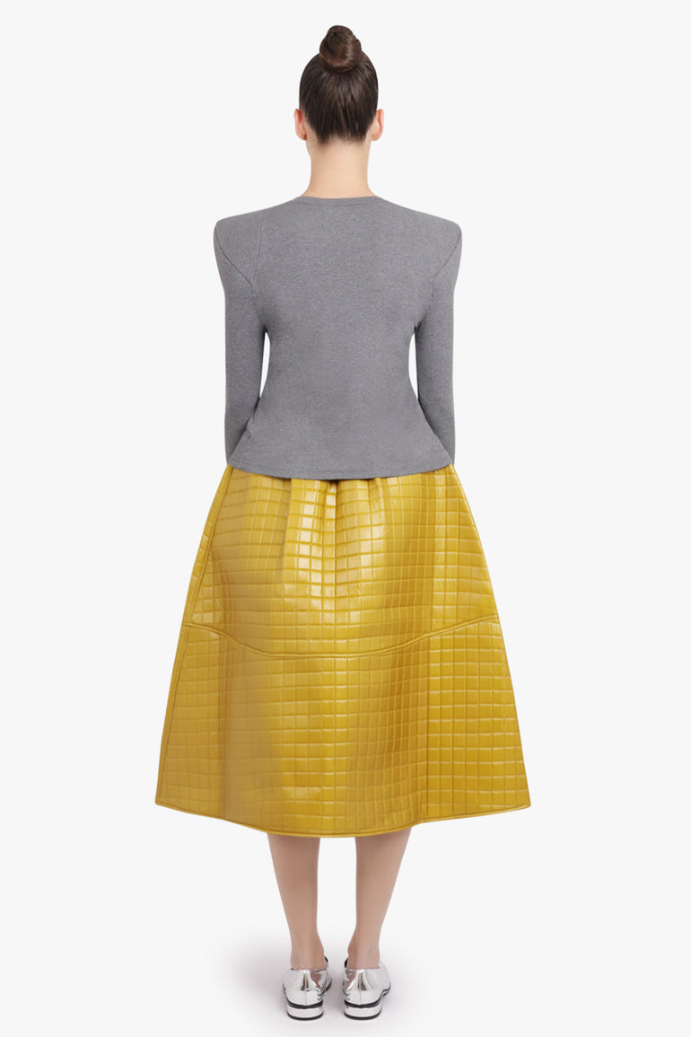 MELITTA BAUMEISTER RTW Foamy Shoulder Cardigan Jacket | Grey Melange