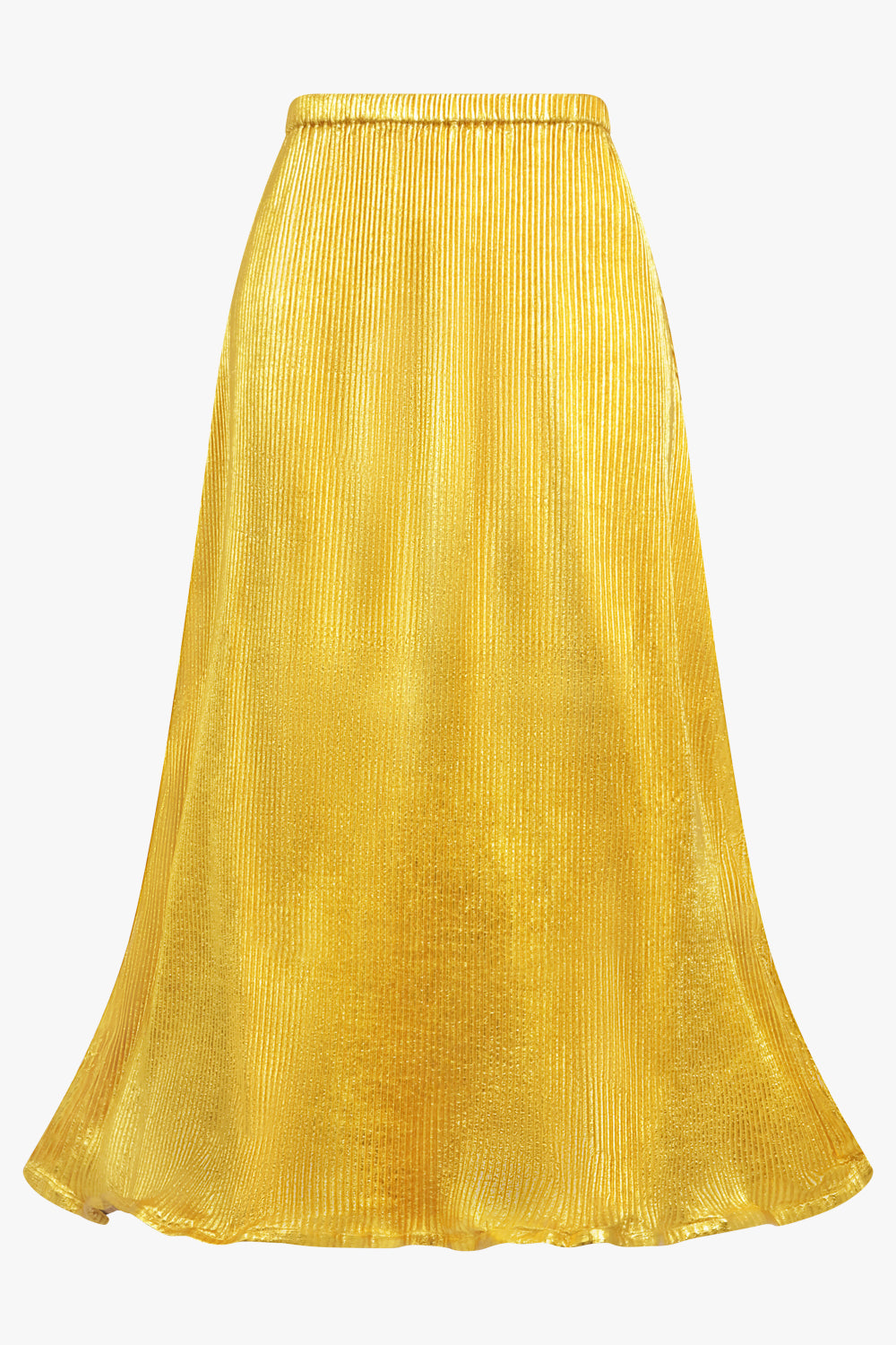 MELITTA BAUMEISTER RTW Zigzag Ripple Midi Skirt | Gold