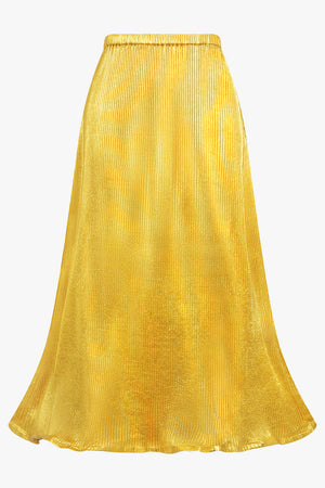 MELITTA BAUMEISTER RTW Zigzag Ripple Midi Skirt | Gold