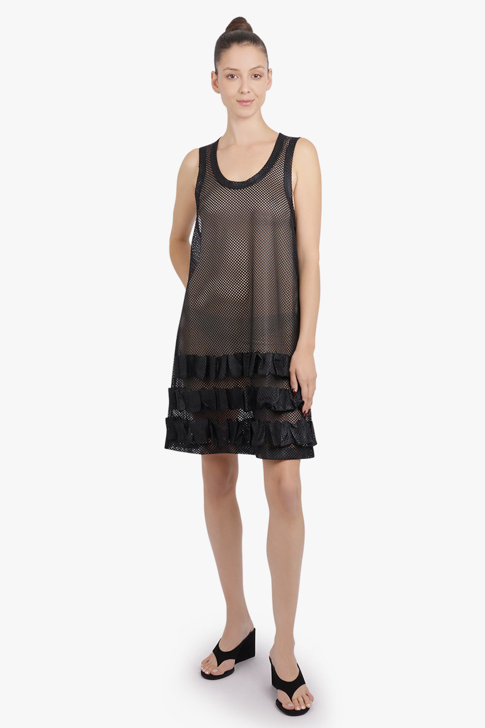 COMME DES GARCONS HOMME PLUS RTW Mesh Singlet Dress | Black
