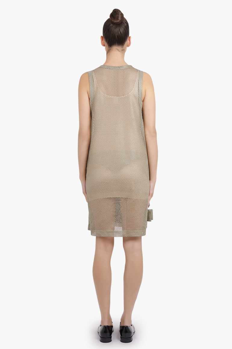 COMME DES GARCONS HOMME PLUS RTW Mesh Singlet Dress | Khaki