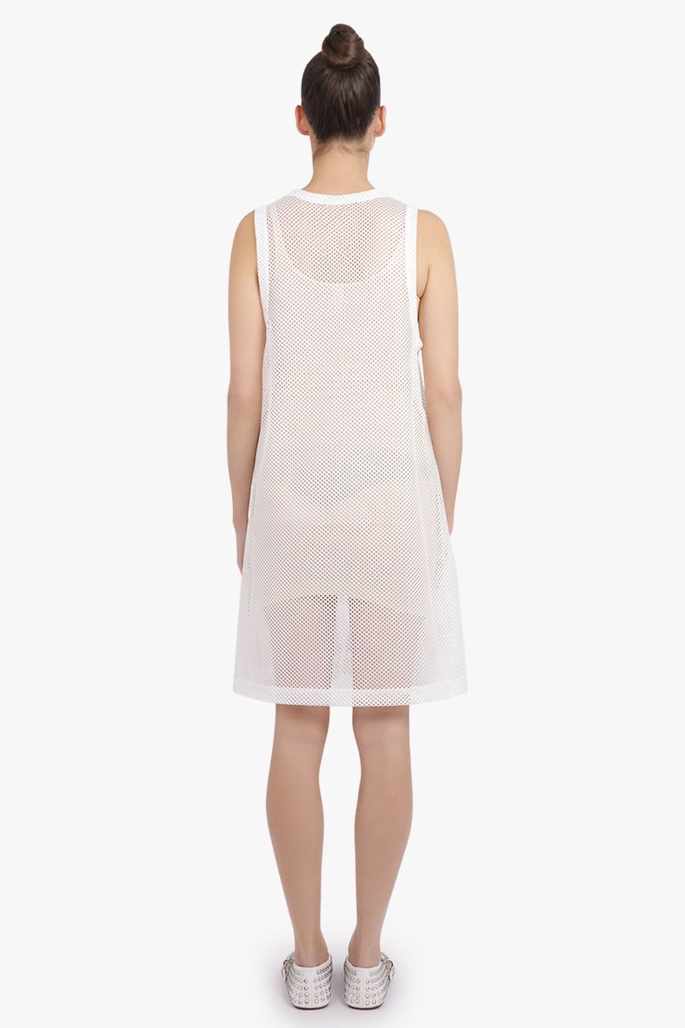 COMME DES GARCONS HOMME PLUS RTW Mesh Singlet Dress | White