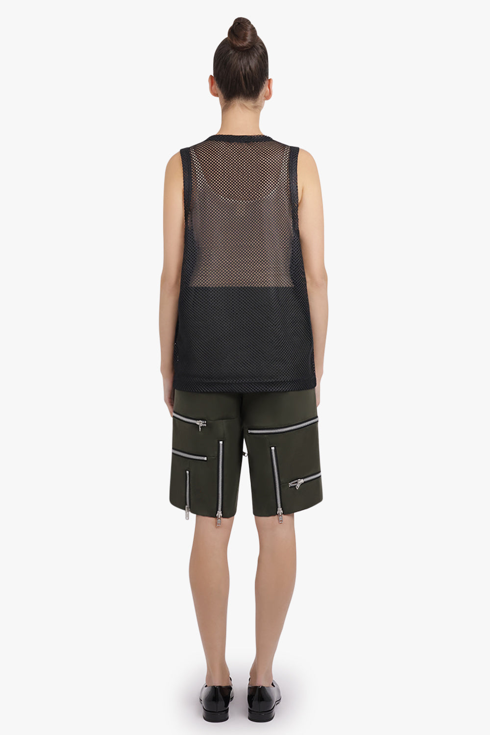 COMME DES GARCONS HOMME PLUS RTW Zip Detail Shorts | Khaki
