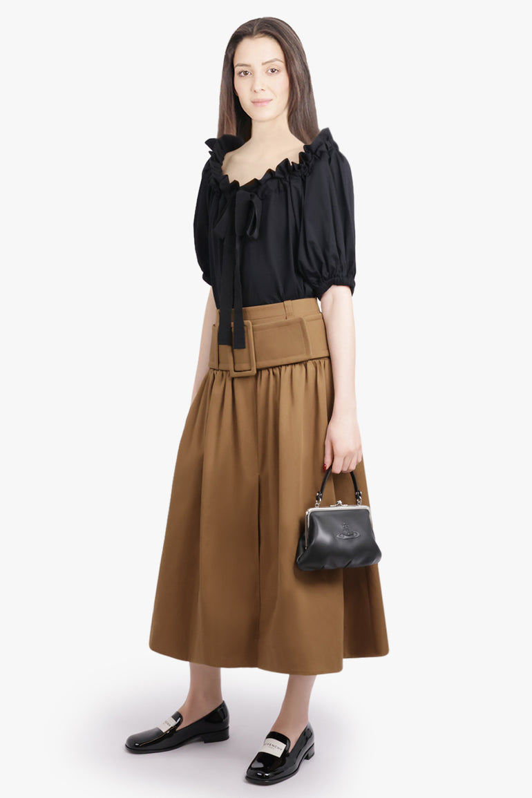 PATOU RTW Volume Midi Skirt With Belt Detail | Nutmeg
