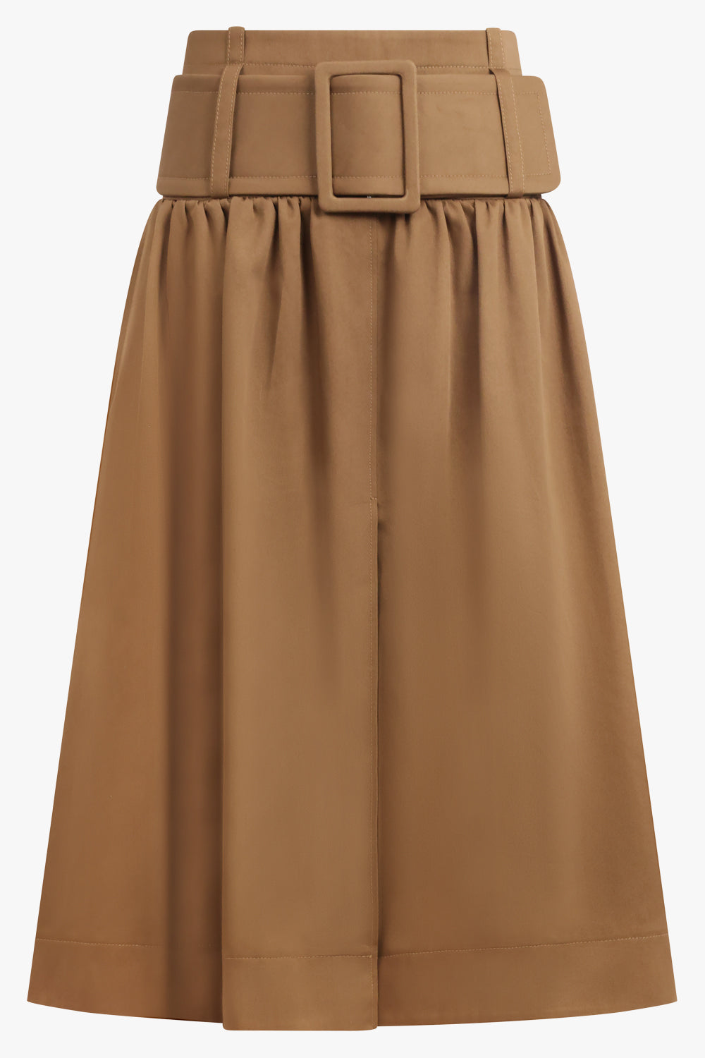 PATOU RTW Volume Midi Skirt With Belt Detail | Nutmeg