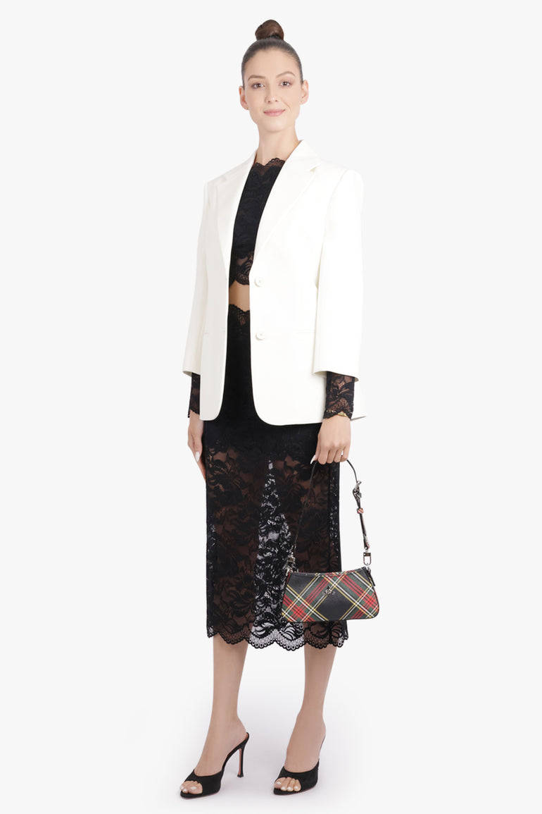 GIVENCHY RTW Single Breasted Two Button Jacket | Ivory