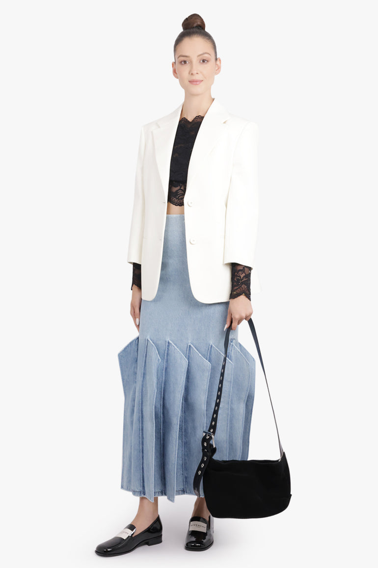 GIVENCHY RTW Single Breasted Two Button Jacket | Ivory