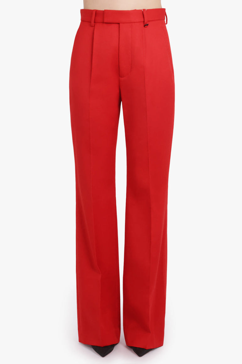 VIVIENNE WESTWOOD RTW Ray Wide Leg Tailored Pant | Red