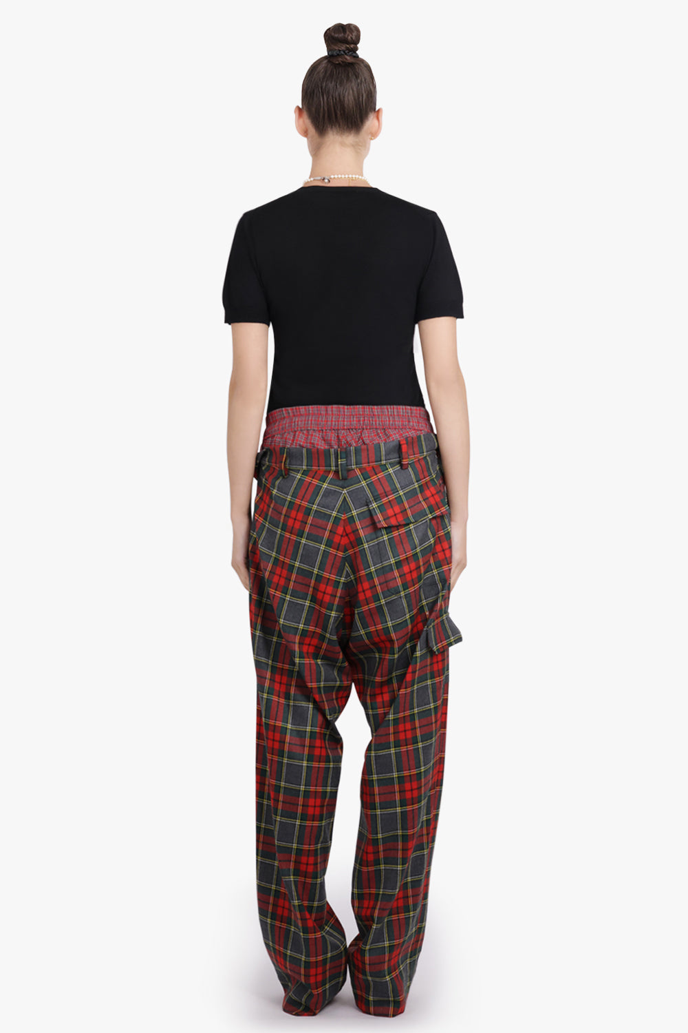 VIVIENNE WESTWOOD RTW Plumber Check Print Trouser | Red/Green