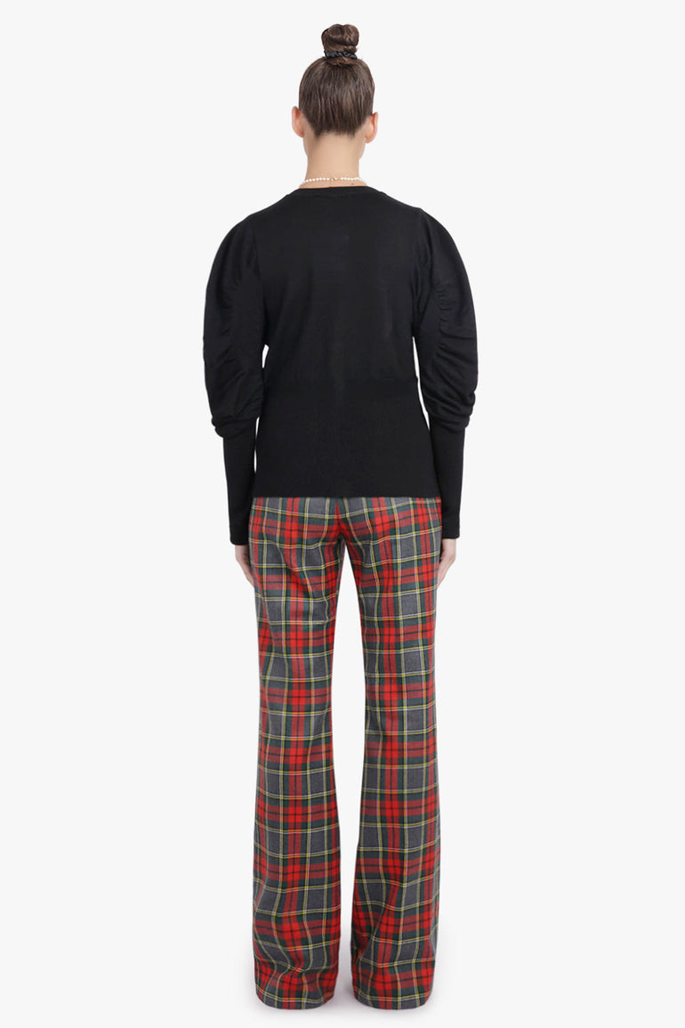 VIVIENNE WESTWOOD RTW Ray Check Print Trouser | Red/Green