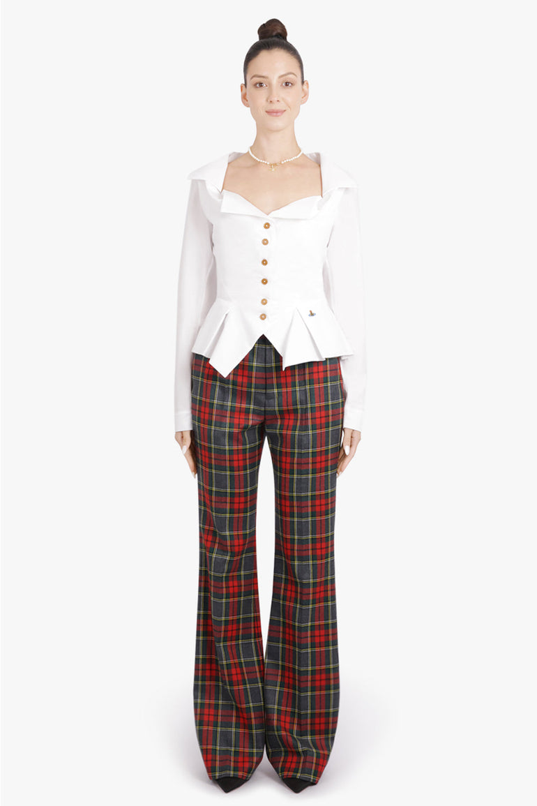 VIVIENNE WESTWOOD RTW Monday L/S Button Down Shirt | White