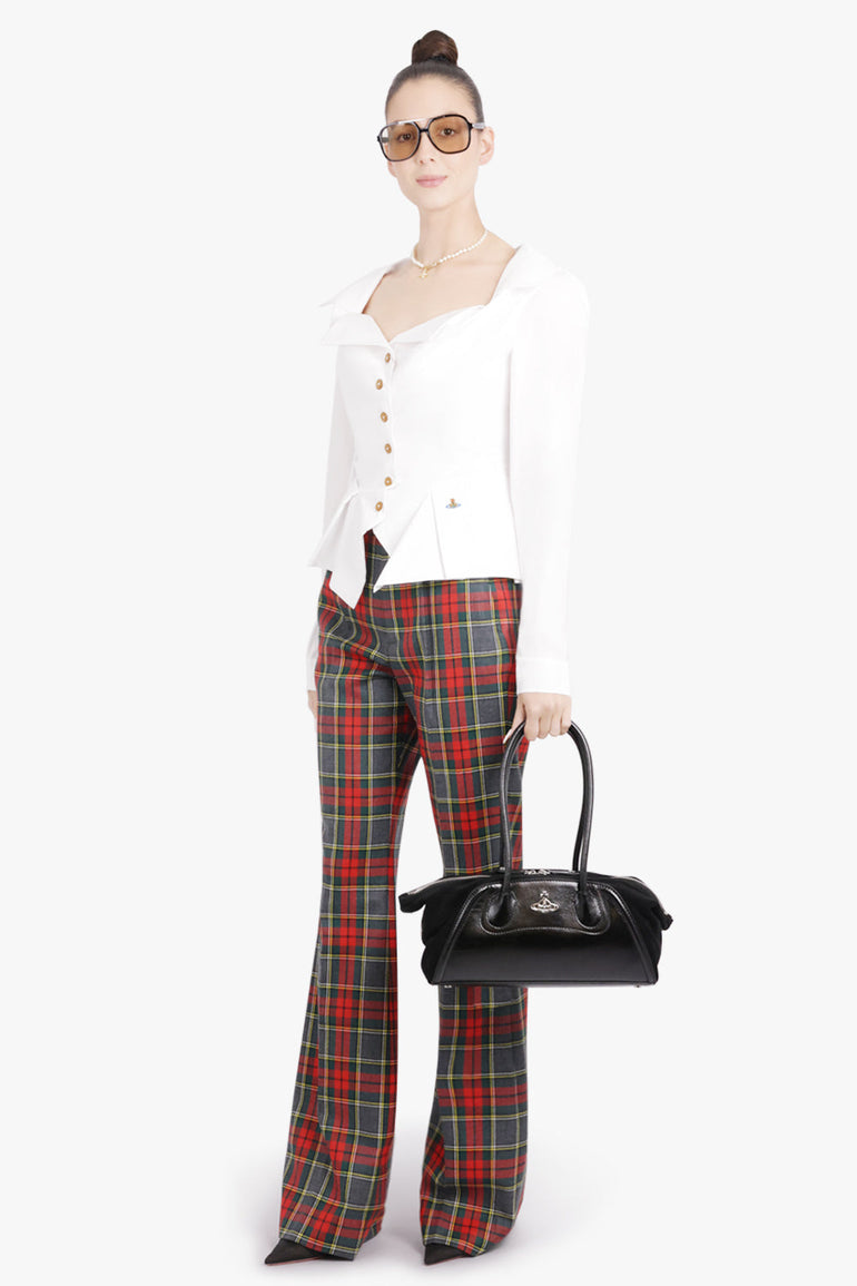 VIVIENNE WESTWOOD RTW Ray Check Print Trouser | Red/Green