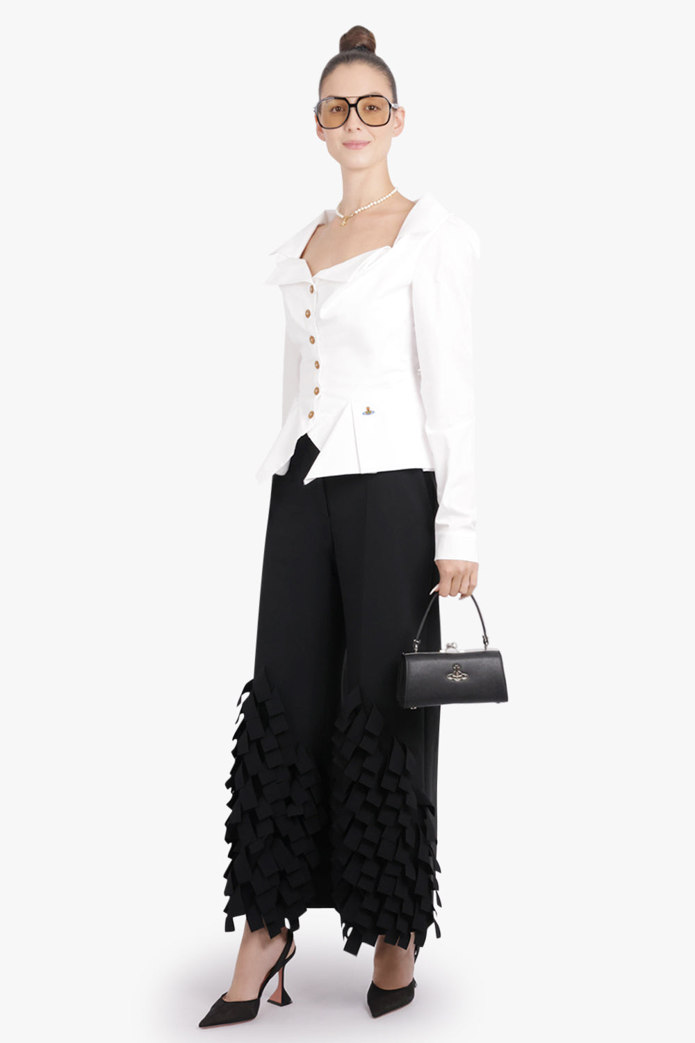 VIVIENNE WESTWOOD RTW Monday L/S Button Down Shirt | White