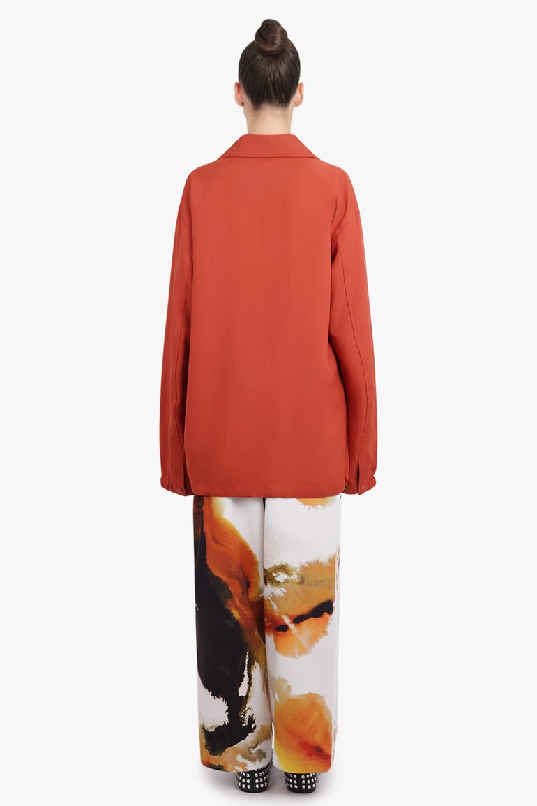 Y-3 RTW Uni Pocket Detail Coach Jacket | Tirora Orange