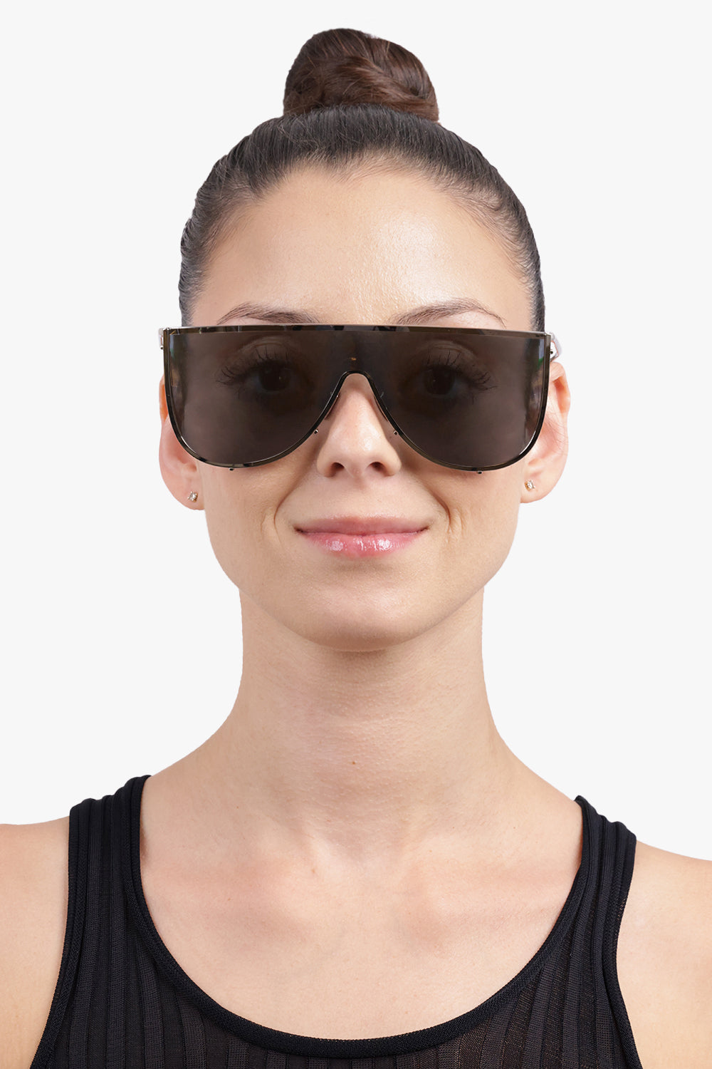 ALAIA Accessories Silver / Silver AA0094S Mask Frameless Sunglasses | Silver