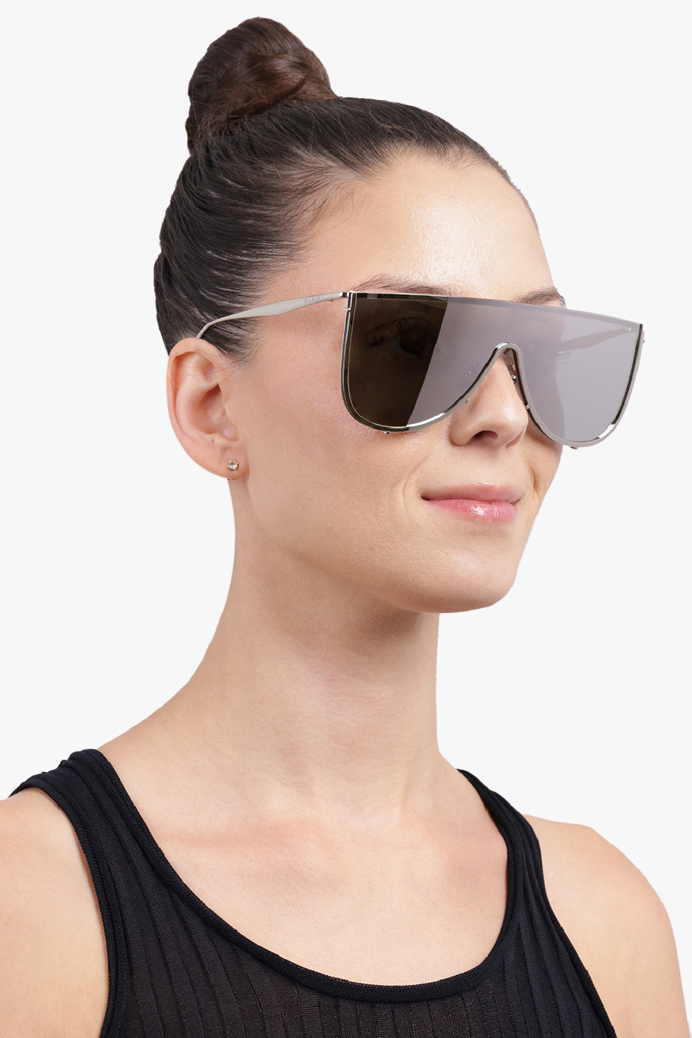 ALAIA Accessories Silver / Silver AA0094S Mask Frameless Sunglasses | Silver