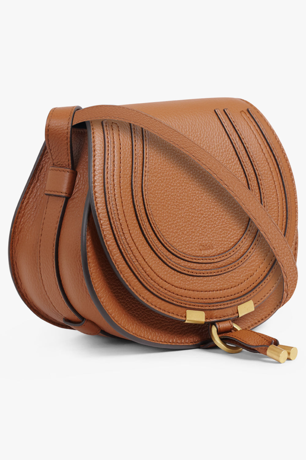 CHLOE MARCIE SMALL BAG TAN WITH TAN STITCHING NEW SEASON PARLOUR X